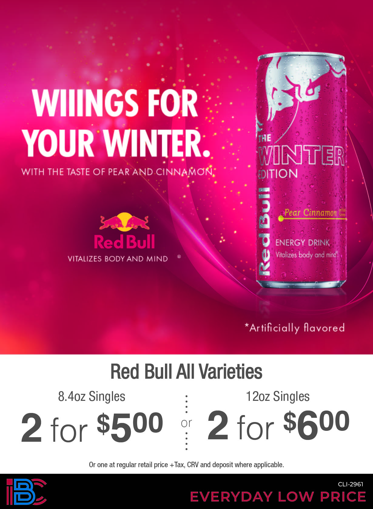 Red Bull all varieties promotion
